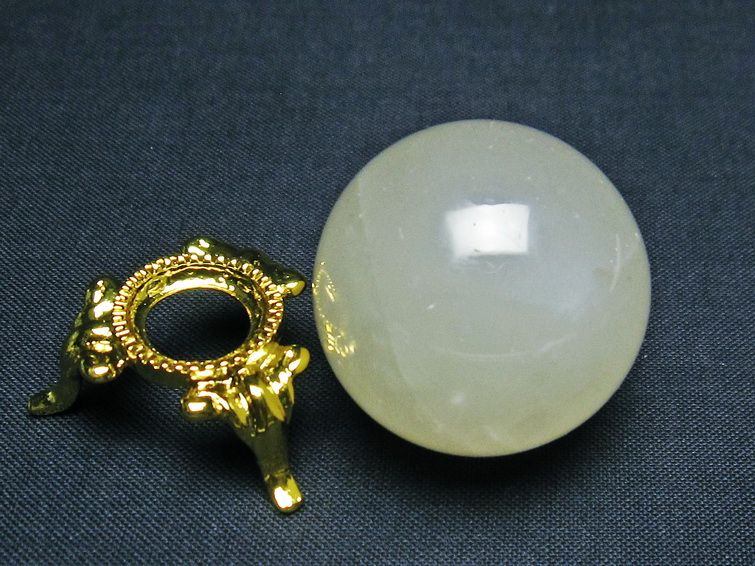 シトリンクォーツ 丸玉 31mm 一点物 141-5822