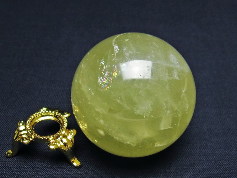 シトリンクォーツ 丸玉 47mm 一点物 141-6014