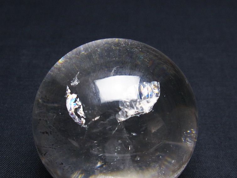 水晶 丸玉 52mm 水晶玉 一点物 141-6084