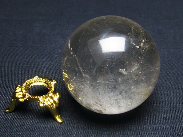 水晶 丸玉 48mm 水晶玉 一点物 141-6088