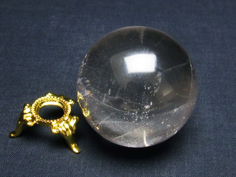 水晶 丸玉 48mm 水晶玉 一点物 141-6089