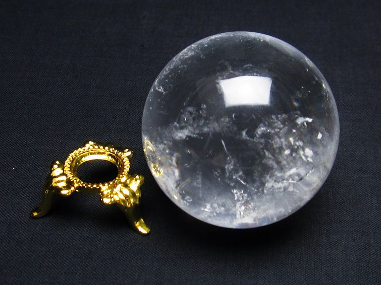 水晶 丸玉 47mm 水晶玉 一点物 141-6093