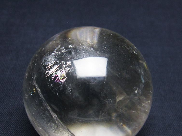 水晶 丸玉 46mm 水晶玉 一点物 141-6098