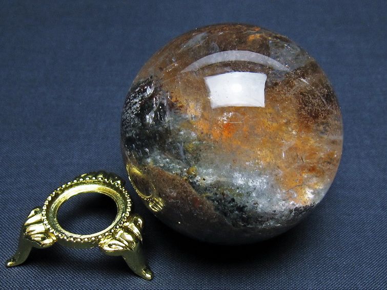 ガーデンクォーツ 丸玉 53mm スフィア 一点物 141-6836