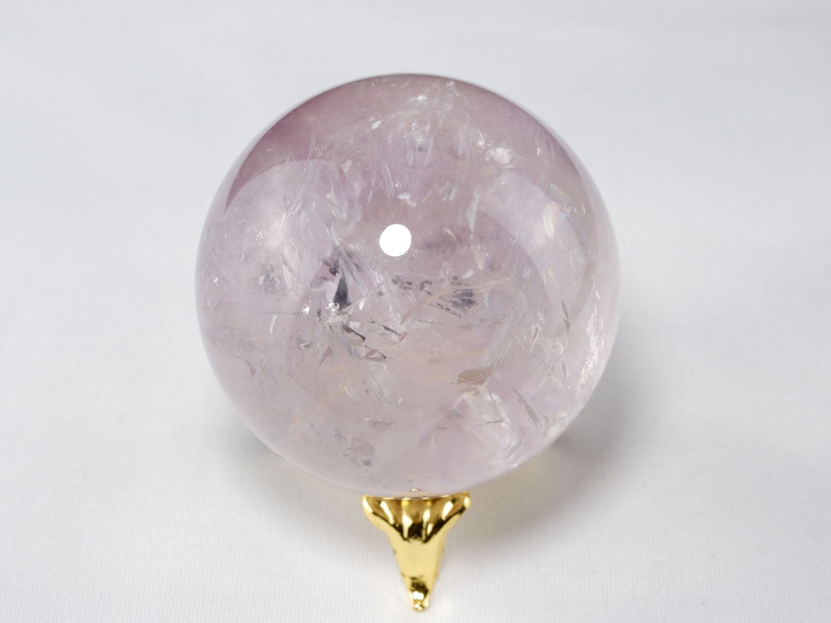 アメジスト 丸玉 51mm スフィア amethyst 置物 一点物 141-7329