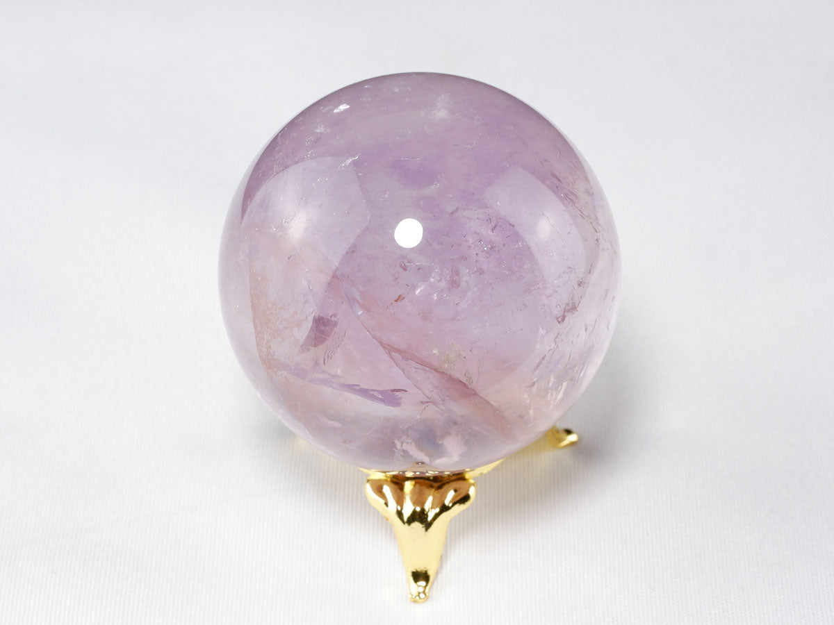 アメジスト 丸玉 47mm スフィア amethyst 置物 一点物 141-7333 【sold out】