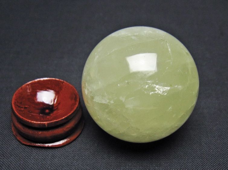 シトリン 丸玉 38mm シトリンクォーツ スフィア 一点物141-7740
