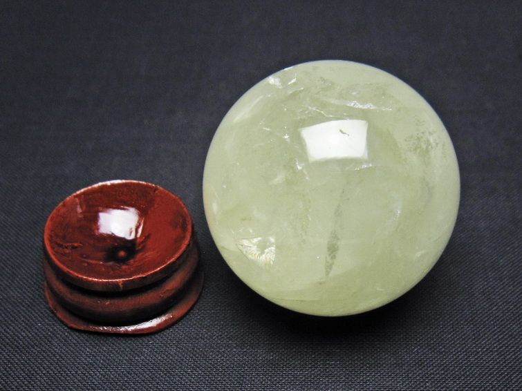 シトリン 丸玉 38mm シトリンクォーツ スフィア 一点物141-7744