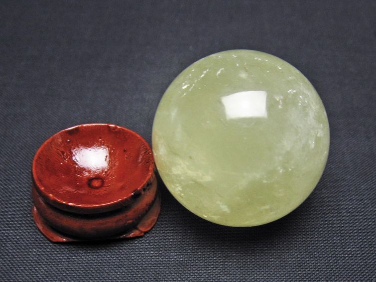 シトリン 丸玉 33mm シトリンクォーツ スフィア 一点物141-7785