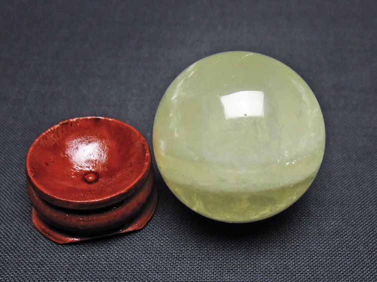 シトリン 丸玉 32mm シトリンクォーツ スフィア 一点物141-7793