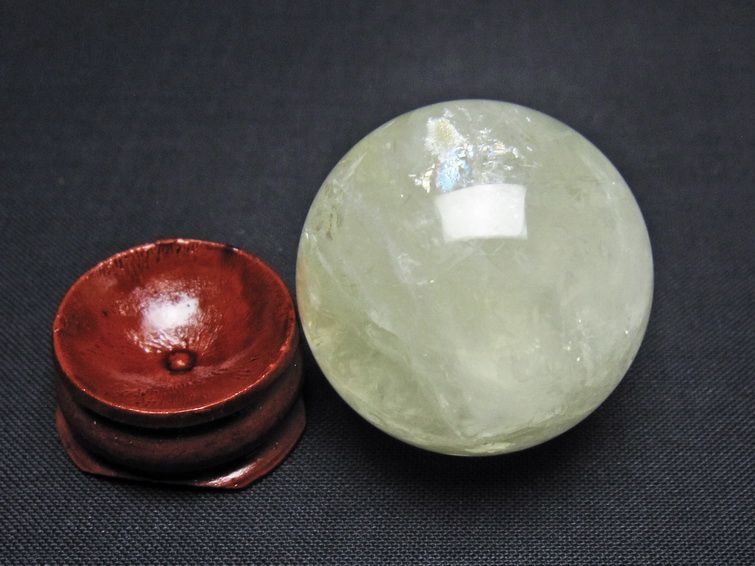 シトリン 丸玉 33mm シトリンクォーツ スフィア 一点物141-7798