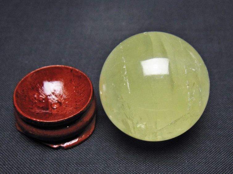 シトリン 丸玉 31mm シトリンクォーツ スフィア 一点物141-7807