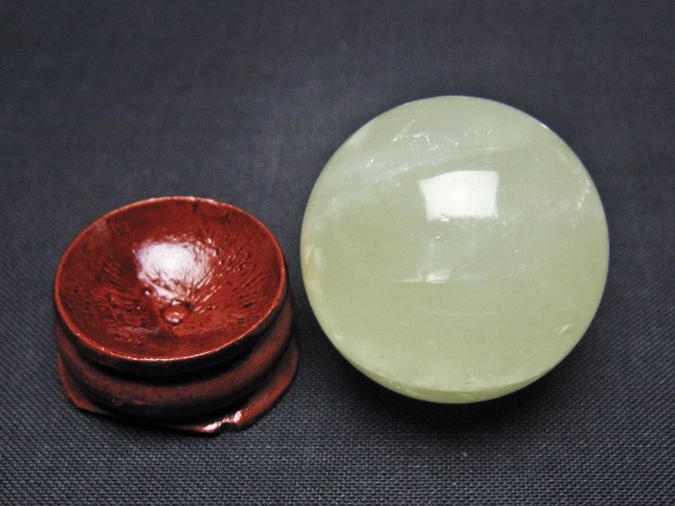 シトリン 丸玉 30mm シトリンクォーツ スフィア 一点物141-7822
