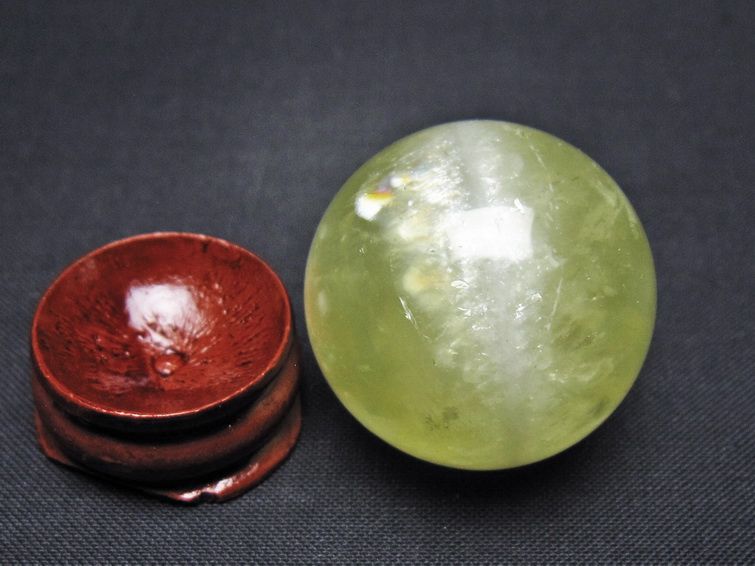 シトリン 丸玉 30mm シトリンクォーツ スフィア 一点物141-7823