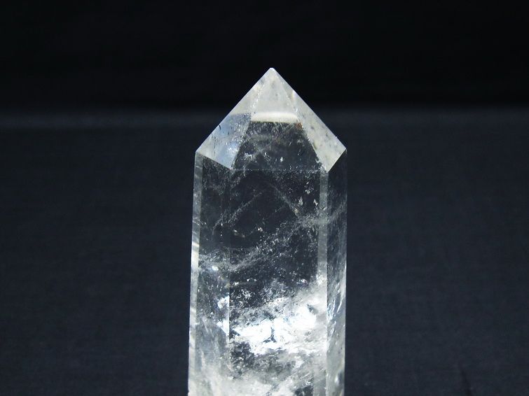 水晶 六角柱 ポイント 置物 一点物 142-10018