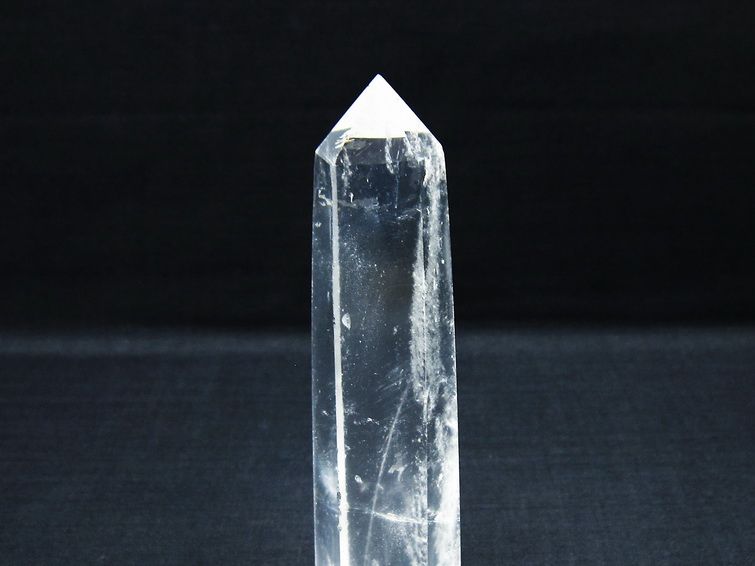 水晶 六角柱 ポイント 置物 一点物 142-10042