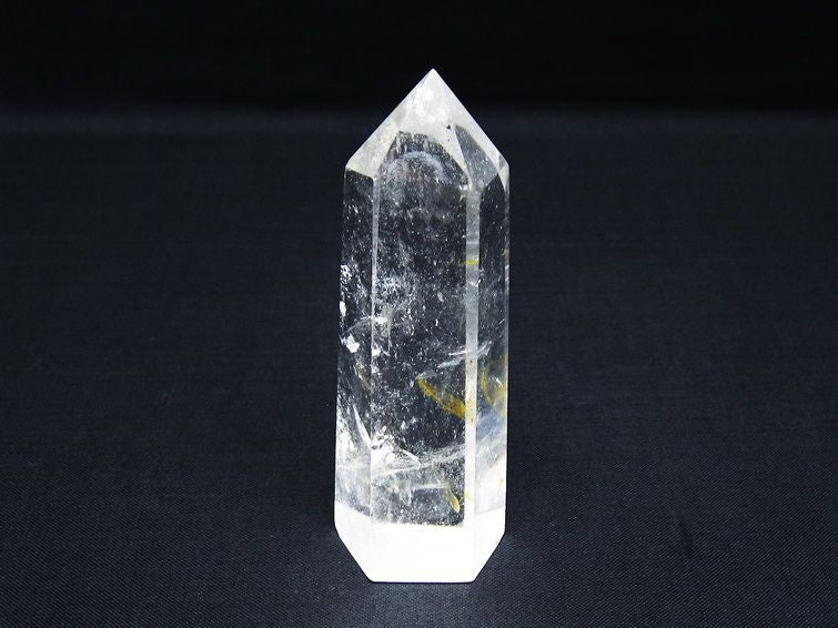 水晶 六角柱 ポイント 置物 一点物 142-10062
