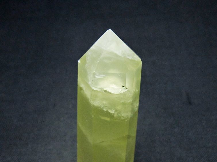 シトリンクォーツ 六角柱 シトリン ポイント 置物 一点物 142-10245