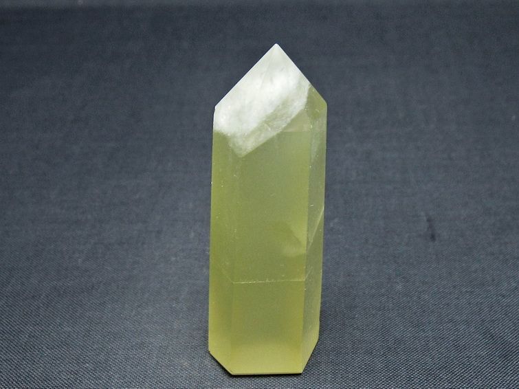 シトリンクォーツ 六角柱 シトリン ポイント 置物 一点物 142-10255