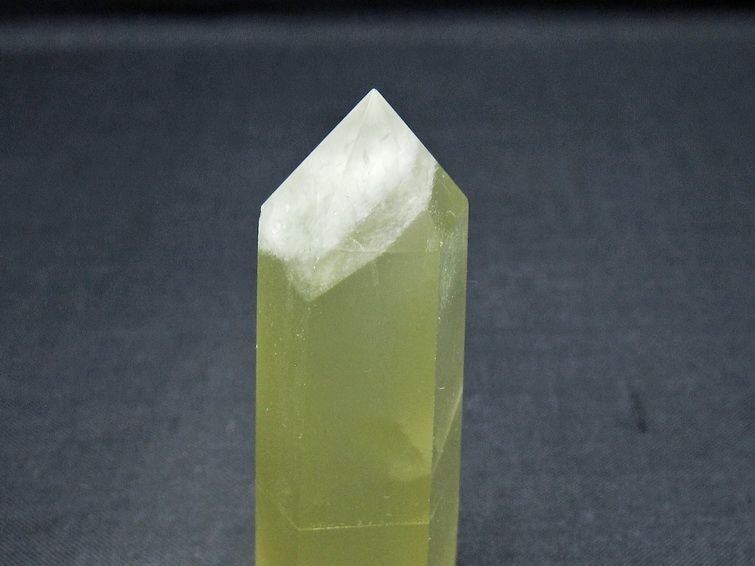 シトリンクォーツ 六角柱 シトリン ポイント 置物 一点物 142-10255