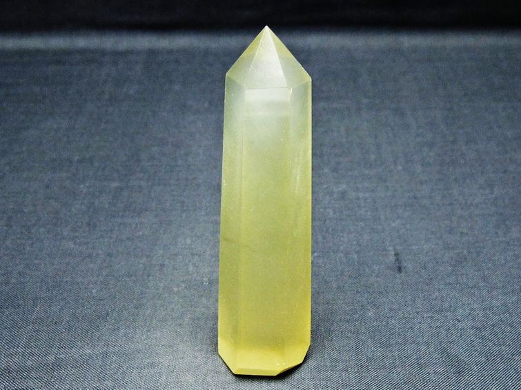 シトリンクォーツ 六角柱 シトリン ポイント 置物 一点物 142-10298