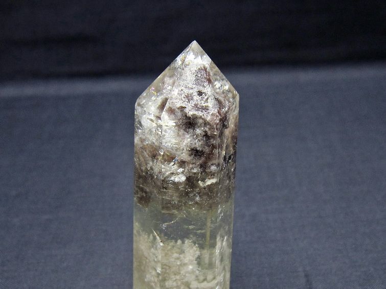 シトリンクォーツ 六角柱 シトリン ポイント 置物 一点物 142-10299