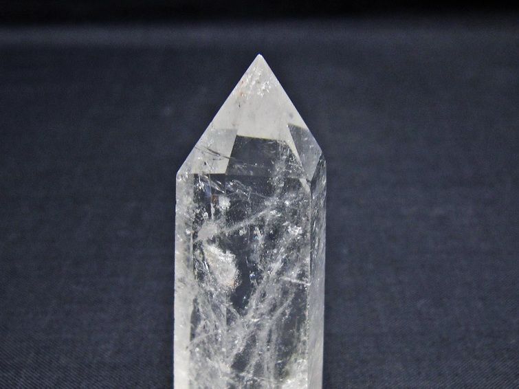 水晶 六角柱 ポイント 置物 一点物 142-10964