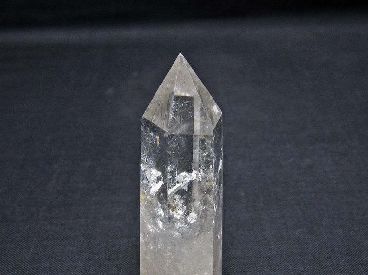 水晶 六角柱 ポイント 置物 一点物 142-10982