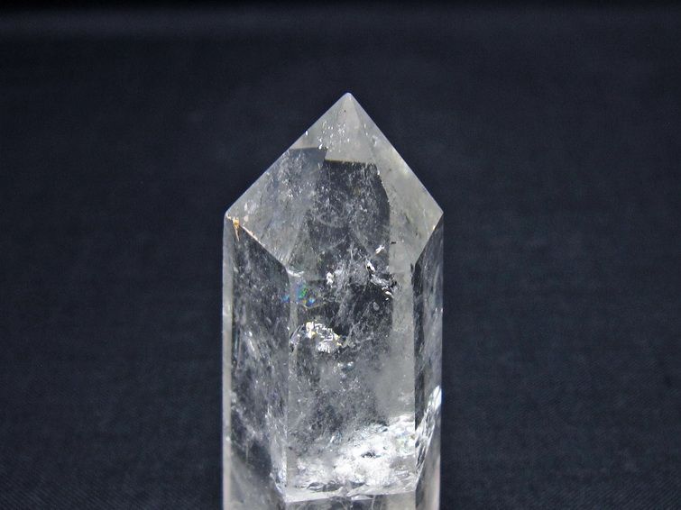水晶 六角柱 ポイント 置物 一点物 142-10989