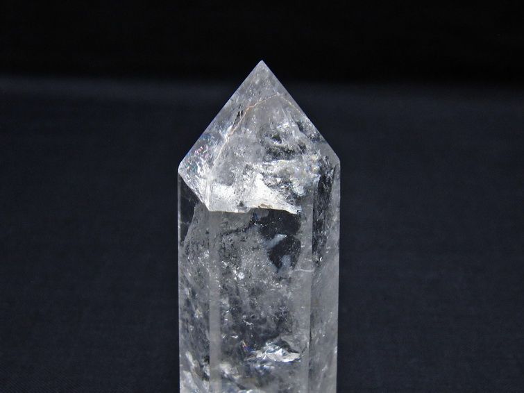水晶 六角柱 ポイント 置物 一点物 142-11022