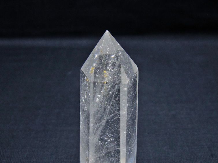 水晶 六角柱 ポイント 置物 一点物 142-11031