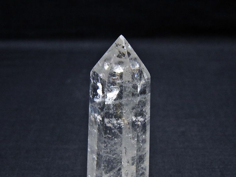 水晶 六角柱 ポイント 置物 一点物 142-11033
