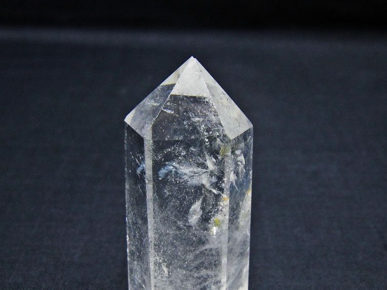 水晶 六角柱 ポイント 置物 一点物 142-11048