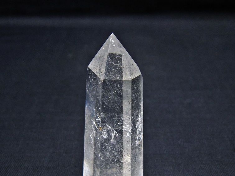 水晶 六角柱 ポイント 置物 一点物 142-11053