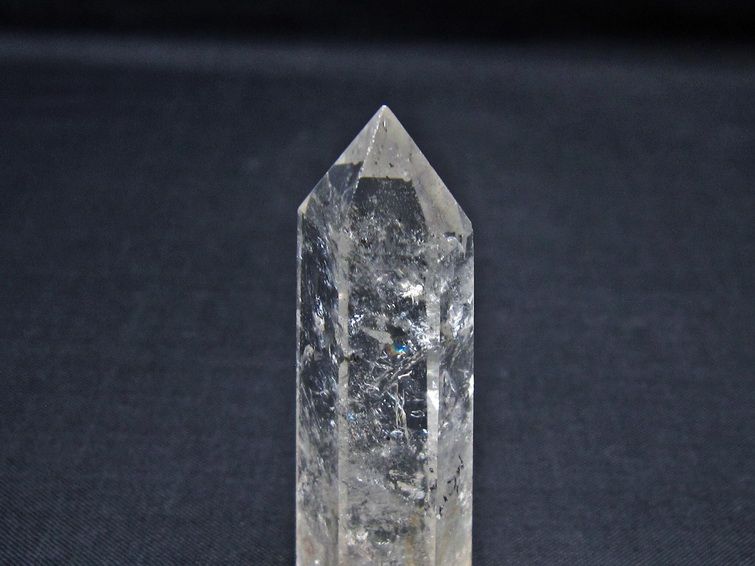 水晶 六角柱 ポイント 置物 一点物 142-11057