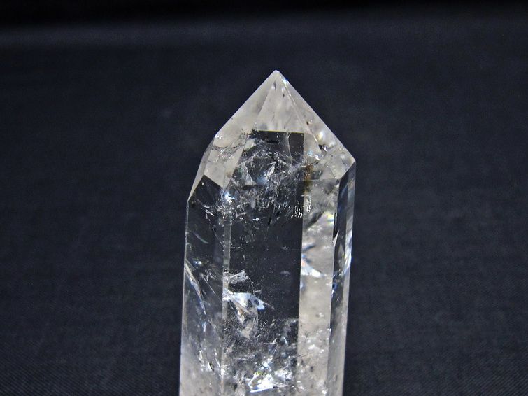 水晶 六角柱 ポイント 置物 一点物 142-11059