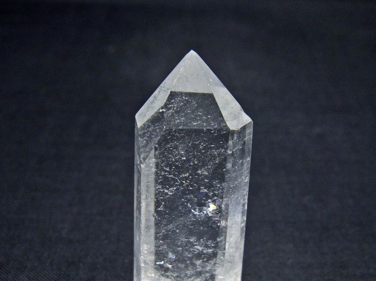 水晶 六角柱 ポイント 置物 一点物 142-11072