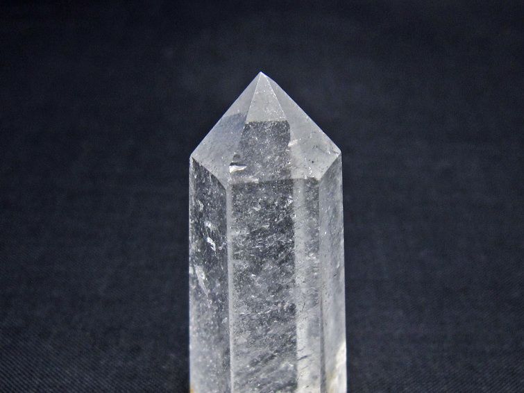 水晶 六角柱 ポイント 置物 一点物 142-11077