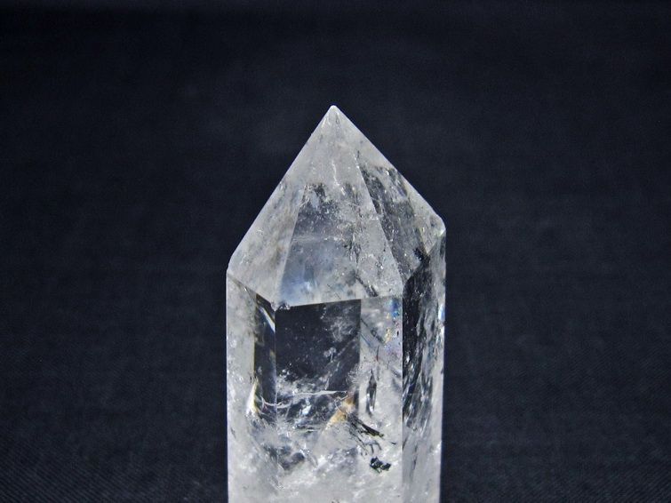 水晶 六角柱 ポイント 置物 一点物 142-11079