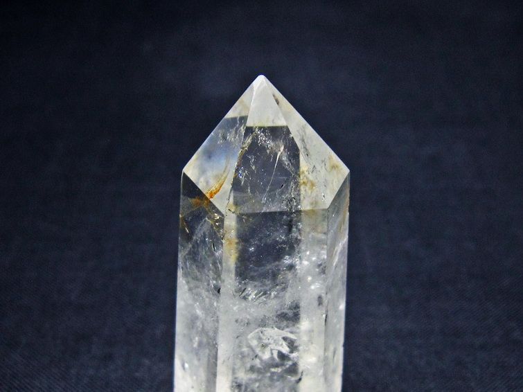 水晶 六角柱 ポイント 置物 一点物 142-11081