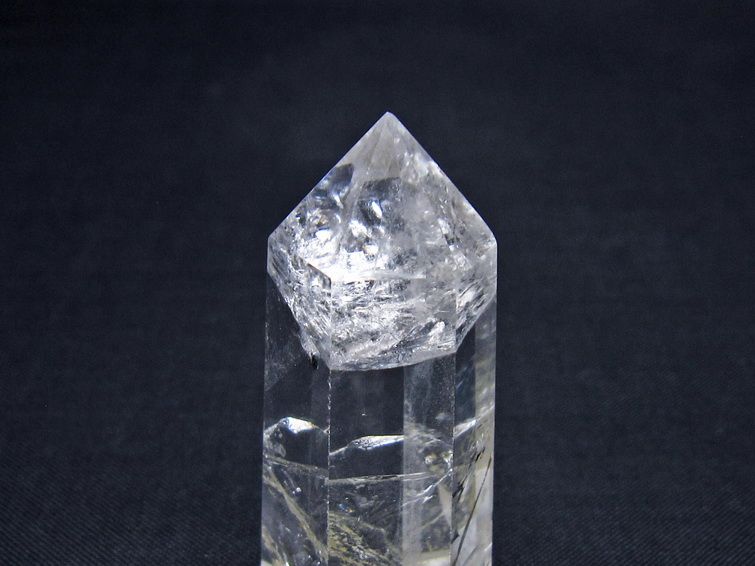 水晶 六角柱 ポイント 置物 一点物 142-11087
