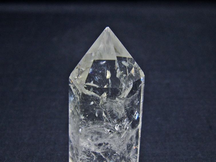 水晶 六角柱 ポイント 置物 一点物 142-11092
