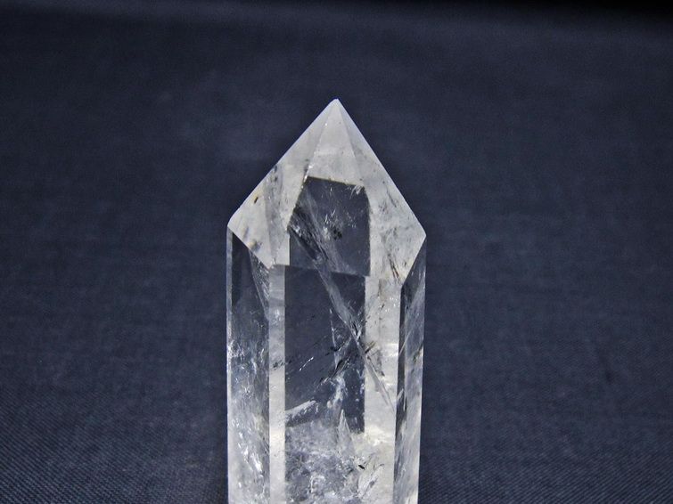 水晶 六角柱 ポイント 置物 一点物 142-11096