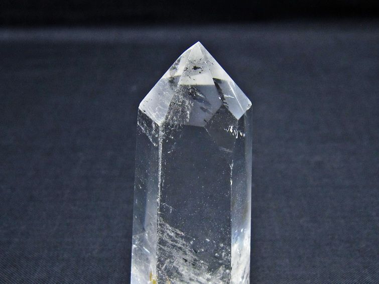 水晶 六角柱 ポイント 置物 一点物 142-11114