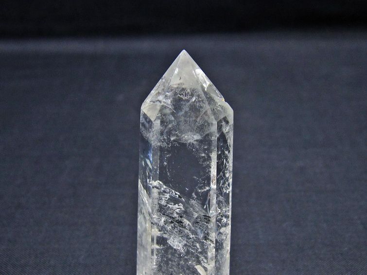 水晶 六角柱 ポイント 置物 一点物 142-11116
