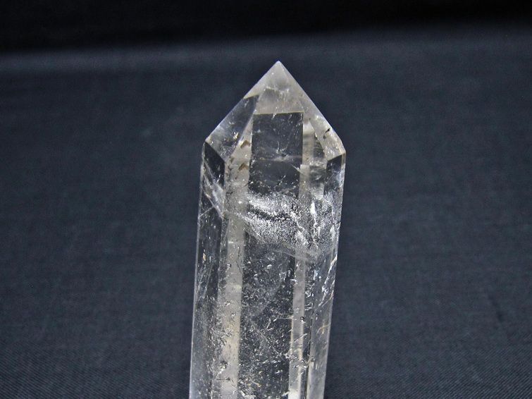 水晶 六角柱 ポイント 置物 一点物 142-11121