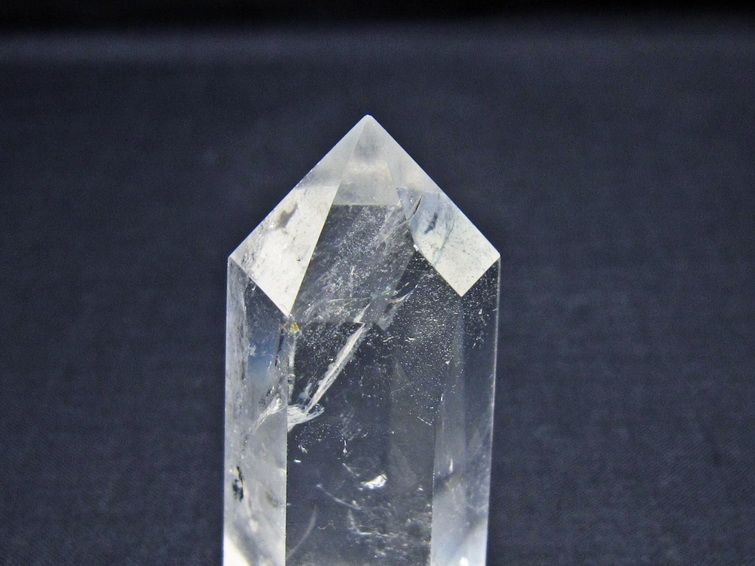 水晶 六角柱 ポイント 置物 一点物 142-11156