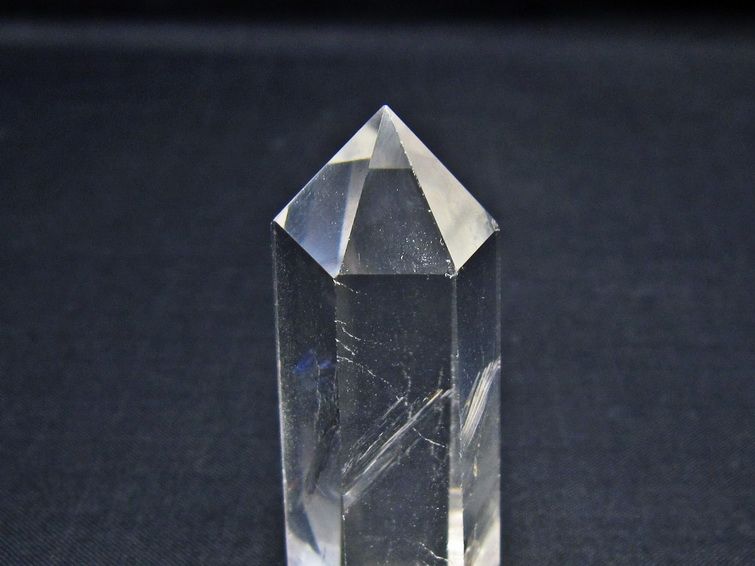 水晶 六角柱 ポイント 置物 一点物 142-11158
