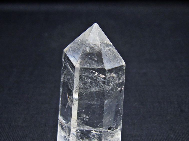 水晶 六角柱 ポイント 置物 一点物 142-11172