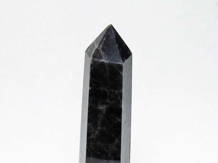モリオン 六角柱 黒水晶 ポイント 置物 一点物 142-11216
